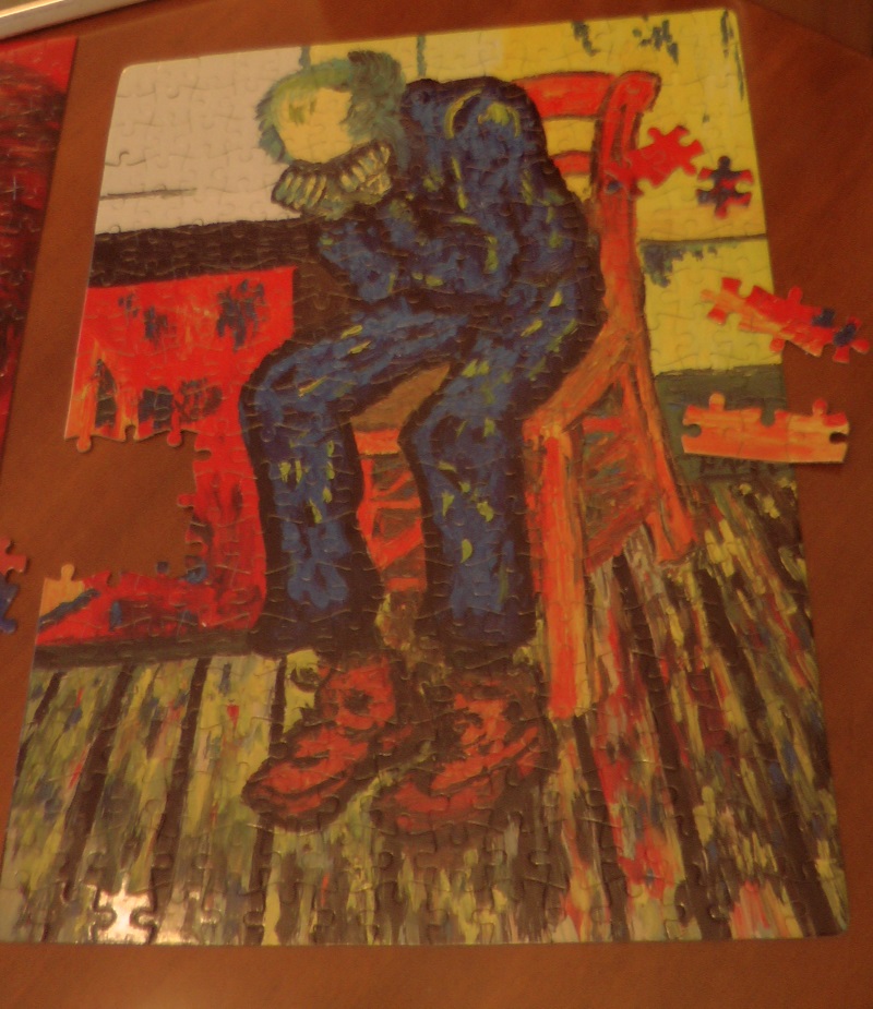 Nikos Lygeros - Le vieil Homme triste de Vincent (puzzle).